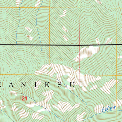 US Forest Service - Topo Copeland, ID FSTopo Legacy digital map