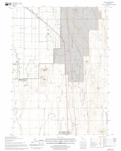 US Forest Service - Topo Copic, CA FSTopo Legacy digital map