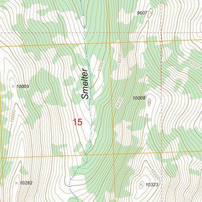 US Forest Service - Topo Copper Basin Knob, ID FSTopo Legacy digital map