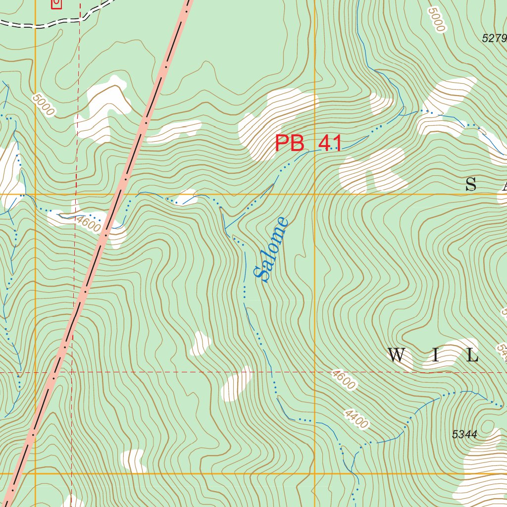 Copper Mountain, AZ FSTopo Legacy Map by US Forest Service - Topo ...