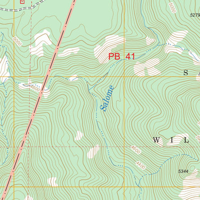 US Forest Service - Topo Copper Mountain, AZ FSTopo Legacy digital map