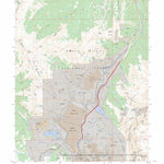 US Forest Service - Topo Copper Mountain, CO FSTopo Legacy digital map