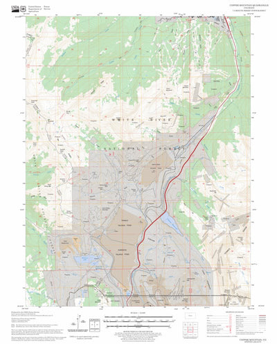 US Forest Service - Topo Copper Mountain, CO FSTopo Legacy digital map