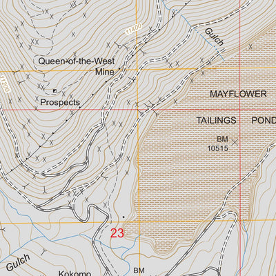 US Forest Service - Topo Copper Mountain, CO FSTopo Legacy digital map