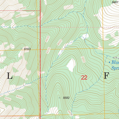 US Forest Service - Topo Copper Mountain, ID FSTopo Legacy digital map