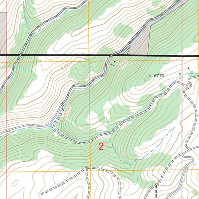 US Forest Service - Topo Copper Mountain, MT FSTopo Legacy digital map