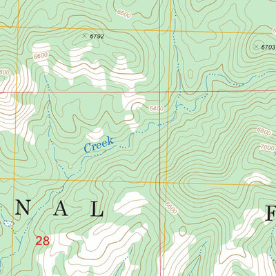 US Forest Service - Topo Copperas Peak, NM FSTopo Legacy digital map