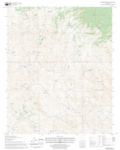 US Forest Service - Topo Copperopolis, AZ FSTopo Legacy digital map