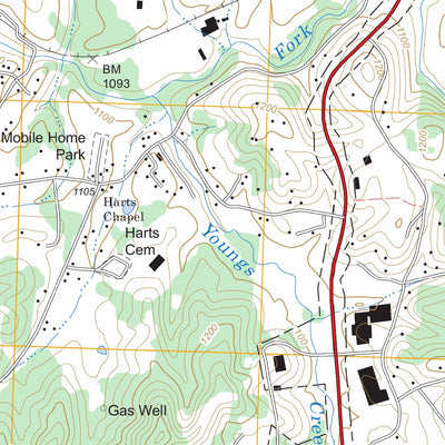US Forest Service - Topo Corbin, KY FSTopo Legacy digital map