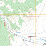 US Forest Service - Topo Corcoran Canyon, NV FSTopo Legacy digital map