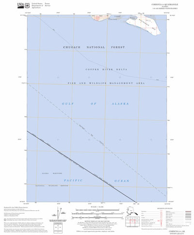 US Forest Service - Topo Cordova A-4, AK FSTopo Legacy digital map