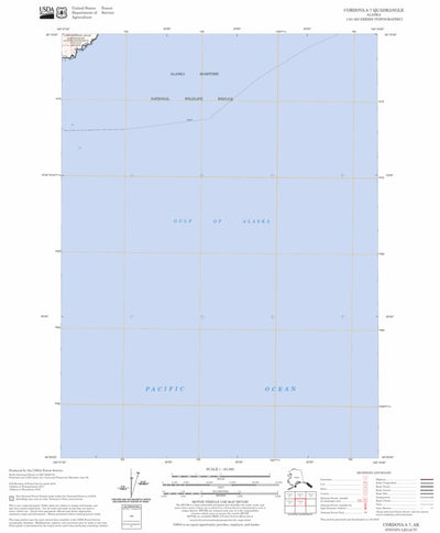 US Forest Service - Topo Cordova A-7, AK FSTopo Legacy digital map