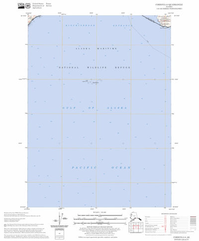 US Forest Service - Topo Cordova A-8, AK FSTopo Legacy digital map