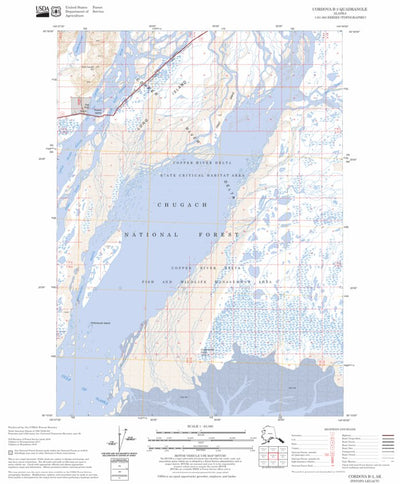 US Forest Service - Topo Cordova B-3, AK FSTopo Legacy digital map