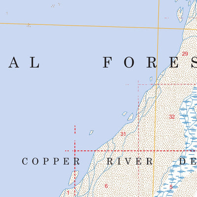 US Forest Service - Topo Cordova B-3, AK FSTopo Legacy digital map