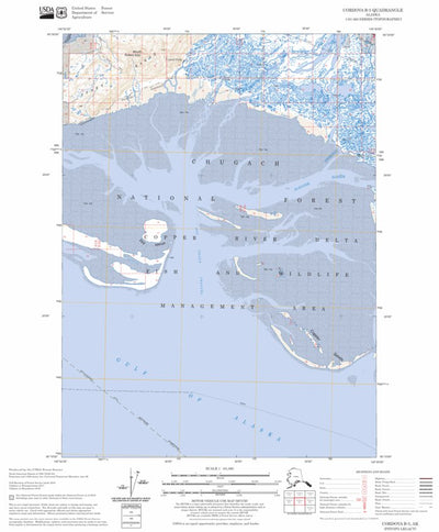 US Forest Service - Topo Cordova B-5, AK FSTopo Legacy digital map