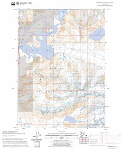 US Forest Service - Topo Cordova C-2, AK FSTopo Legacy digital map