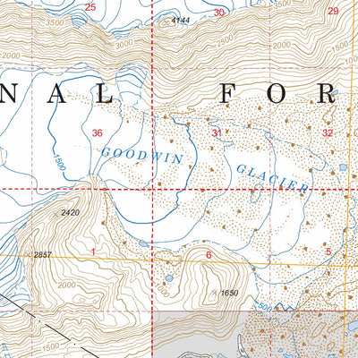 US Forest Service - Topo Cordova C-3, AK FSTopo Legacy digital map