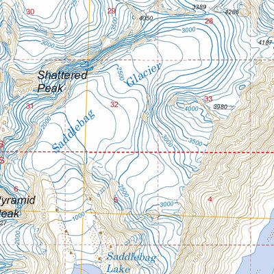US Forest Service - Topo Cordova C-3, AK FSTopo Legacy digital map