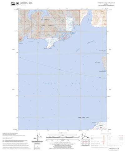 US Forest Service - Topo Cordova C-7, AK FSTopo Legacy digital map