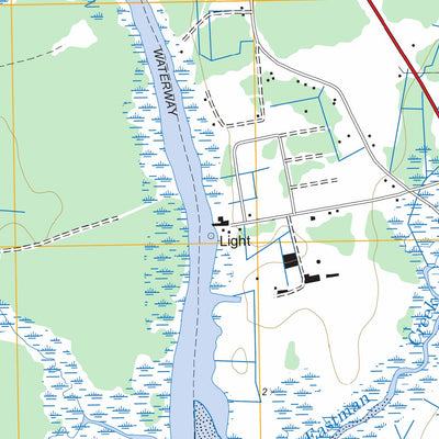 US Forest Service - Topo Core Creek, NC FSTopo Legacy digital map