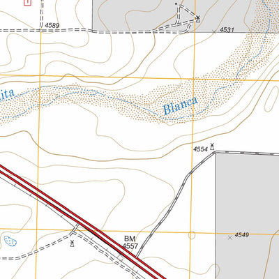 US Forest Service - Topo Corlena, TX FSTopo Legacy digital map