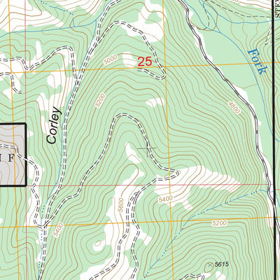 US Forest Service - Topo Corley Gulch, MT FSTopo Legacy digital map
