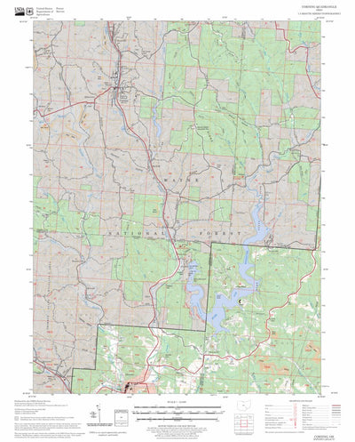 US Forest Service - Topo Corning, OH FSTopo Legacy digital map