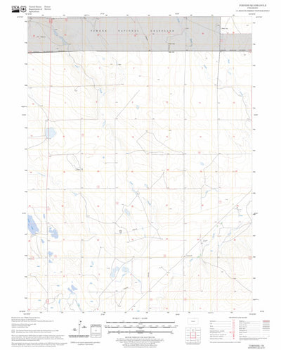 US Forest Service - Topo Cornish, CO FSTopo Legacy digital map