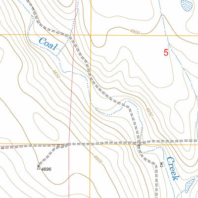 US Forest Service - Topo Cornish, CO FSTopo Legacy digital map