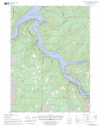 US Forest Service - Topo Cornplanter Bridge, PA FSTopo Legacy digital map