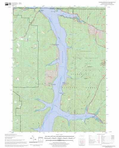 US Forest Service - Topo Cornplanter Run, PA - NY FSTopo Legacy digital map