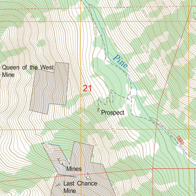 US Forest Service - Topo Cornucopia, OR FSTopo Legacy digital map
