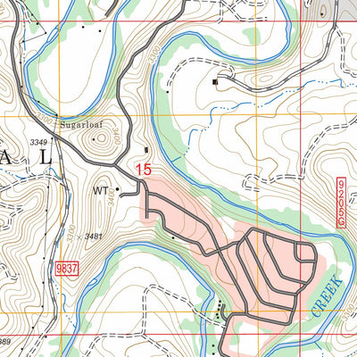 US Forest Service - Topo Cornville, AZ FSTopo Legacy digital map