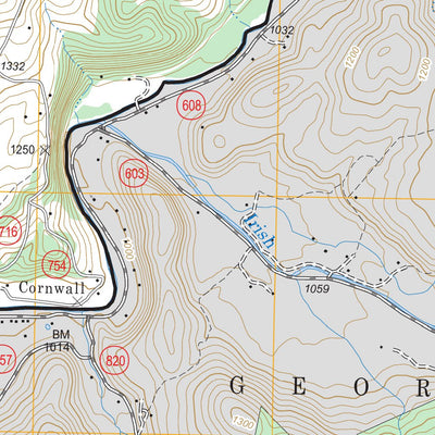 US Forest Service - Topo Cornwall, VA FSTopo Legacy digital map