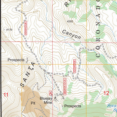 US Forest Service - Topo Corona De Tucson, AZ FSTopo Legacy digital map