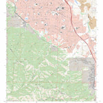 US Forest Service - Topo Corona South, CA FSTopo Legacy digital map