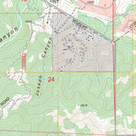 US Forest Service - Topo Corona South, CA FSTopo Legacy digital map