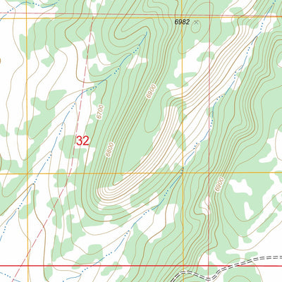 US Forest Service - Topo Corona South, NM FSTopo Legacy digital map