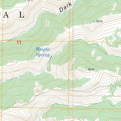 US Forest Service - Topo Coronado Mountain, AZ FSTopo Legacy digital map