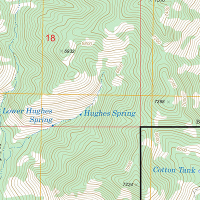 US Forest Service - Topo Coronado Mountain, AZ FSTopo Legacy digital map