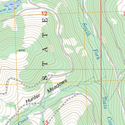 US Forest Service - Topo Corral Butte, WA FSTopo Legacy digital map
