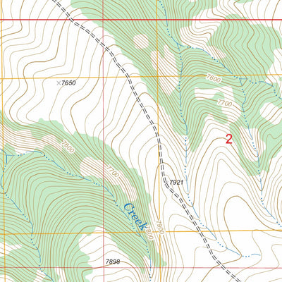 US Forest Service - Topo Corral Creek, MT - ID FSTopo Legacy digital map