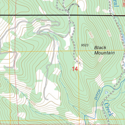US Forest Service - Topo Corral Peaks, CO FSTopo Legacy digital map