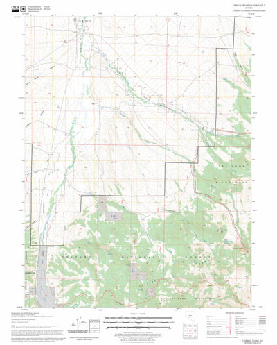 US Forest Service - Topo Corral Wash, NV FSTopo Legacy digital map