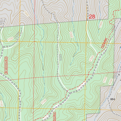 US Forest Service - Topo Corridon, MO FSTopo Legacy digital map