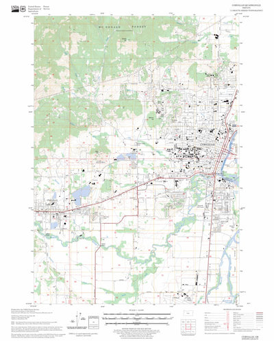 US Forest Service - Topo Corvallis, OR FSTopo Legacy digital map