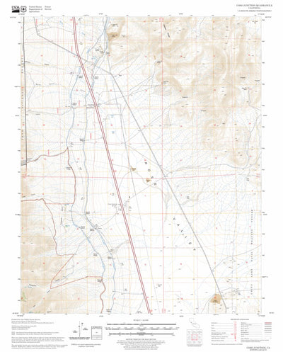 US Forest Service - Topo Coso Junction, CA FSTopo Legacy digital map