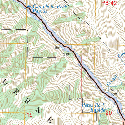 US Forest Service - Topo Cottontail Point, ID FSTopo Legacy digital map