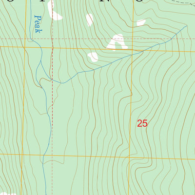 US Forest Service - Topo Cottonwood Butte, ID FSTopo Legacy digital map